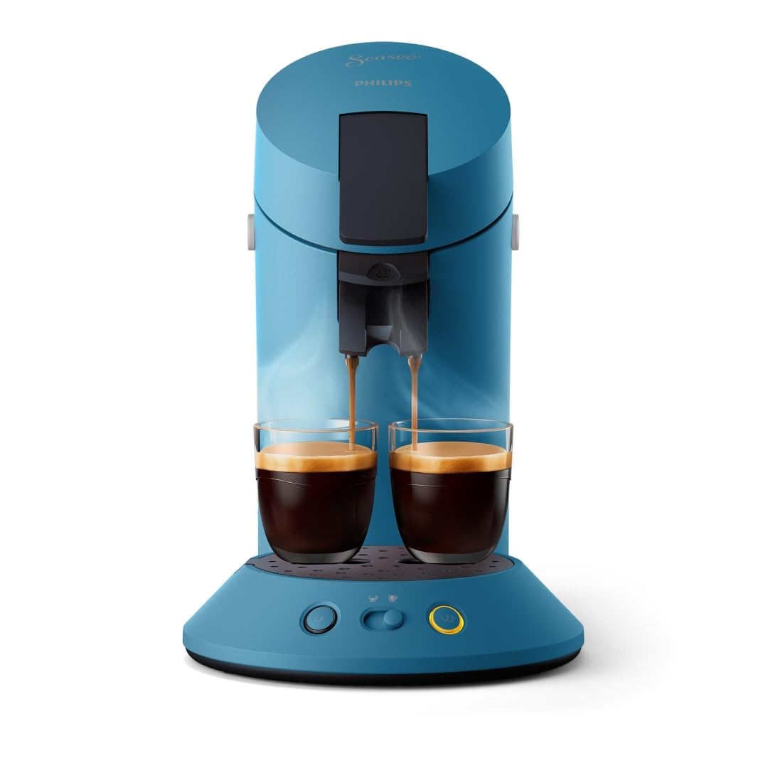 Philips Senseo Original Plus – Cafetière à Dosettes Bleu Paon CSA210/00