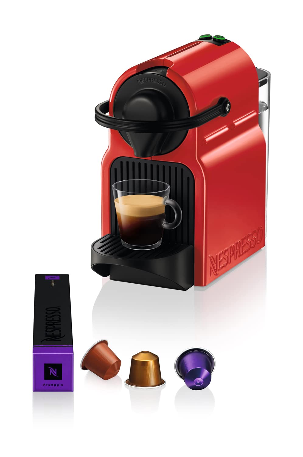 Nespresso Inissia – Machine Expresso Compacte, Rouge Rubis