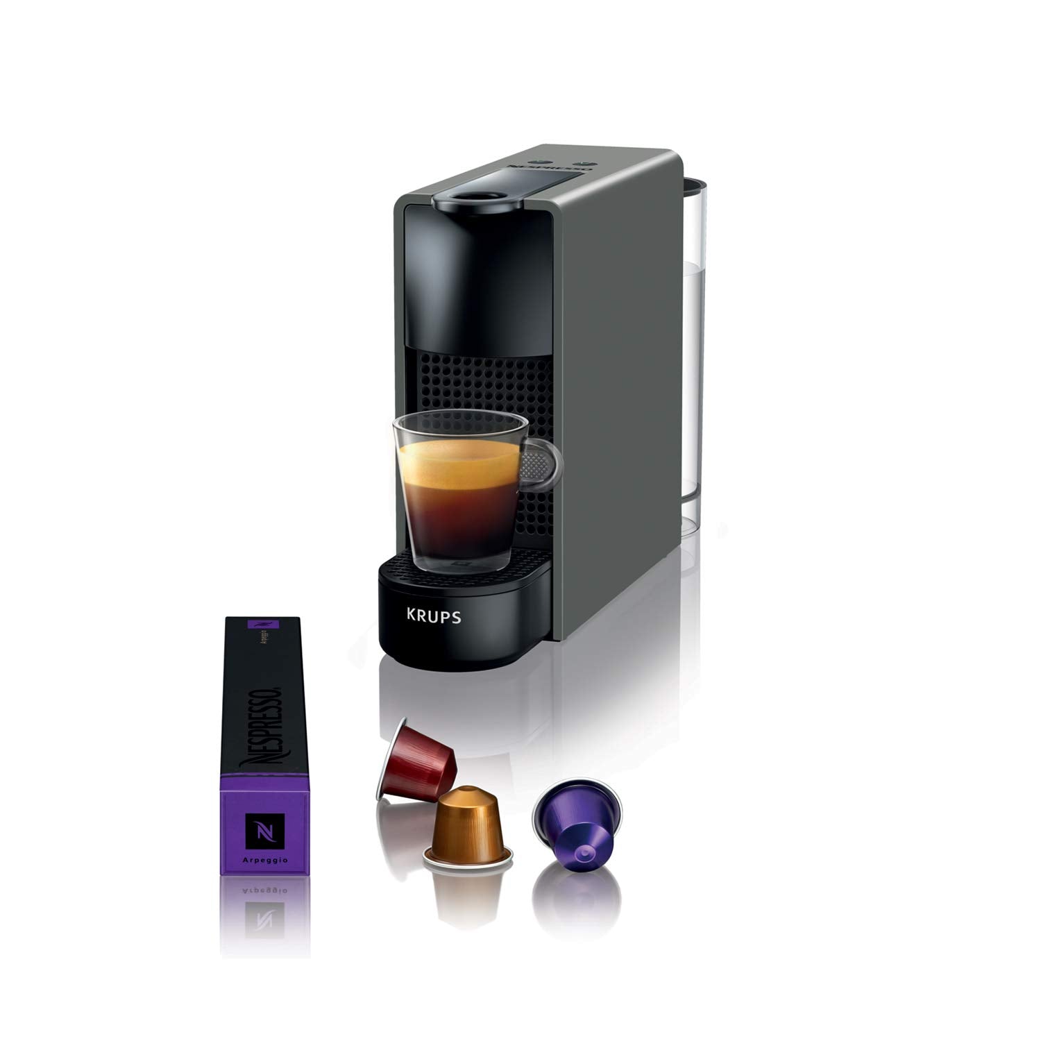 Nespresso Essenza Mini – Machine Expresso Compacte, Gris Intense