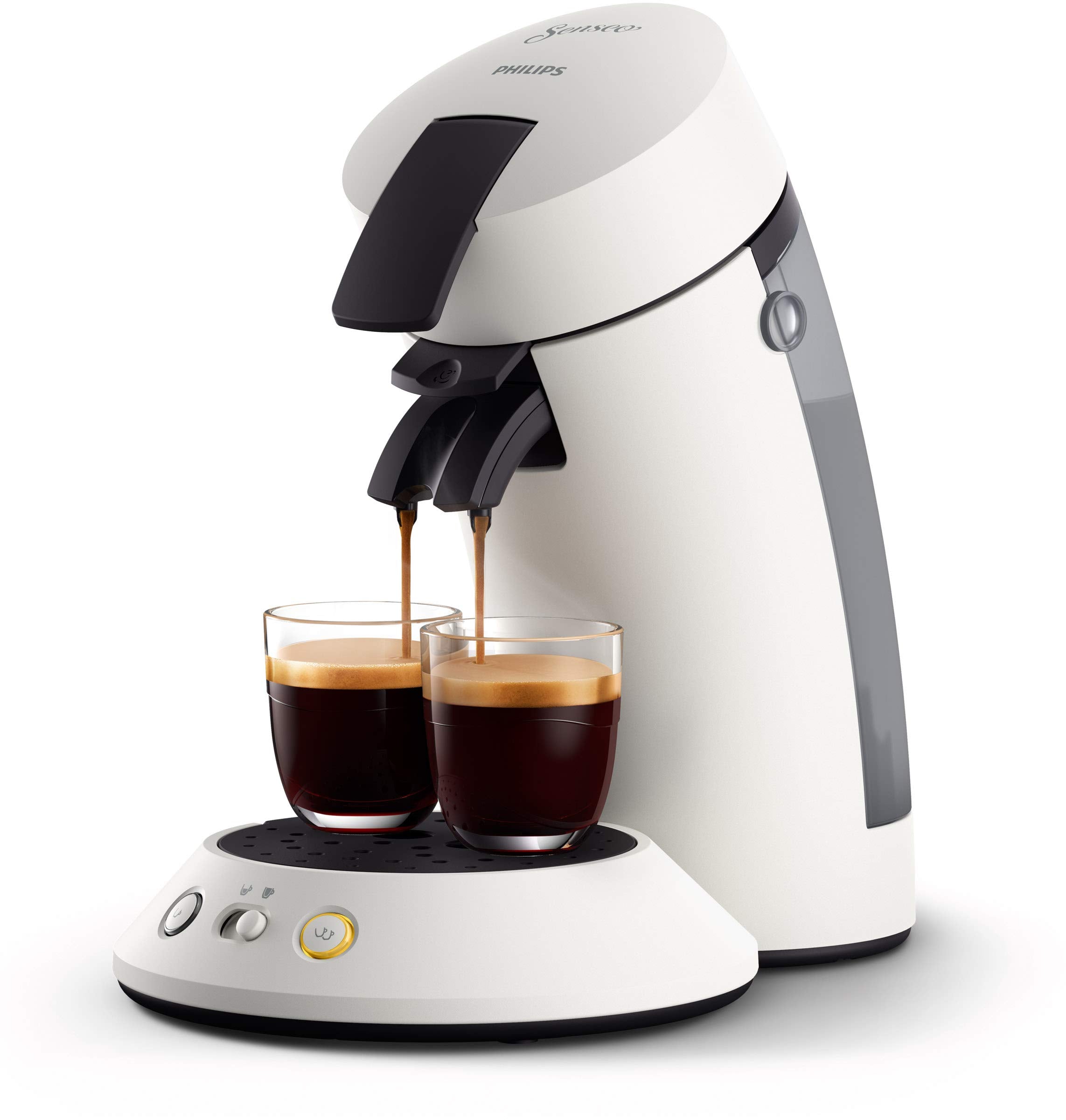 Philips Senseo Original Plus – Cafetière à Dosettes Blanche CSA210/11