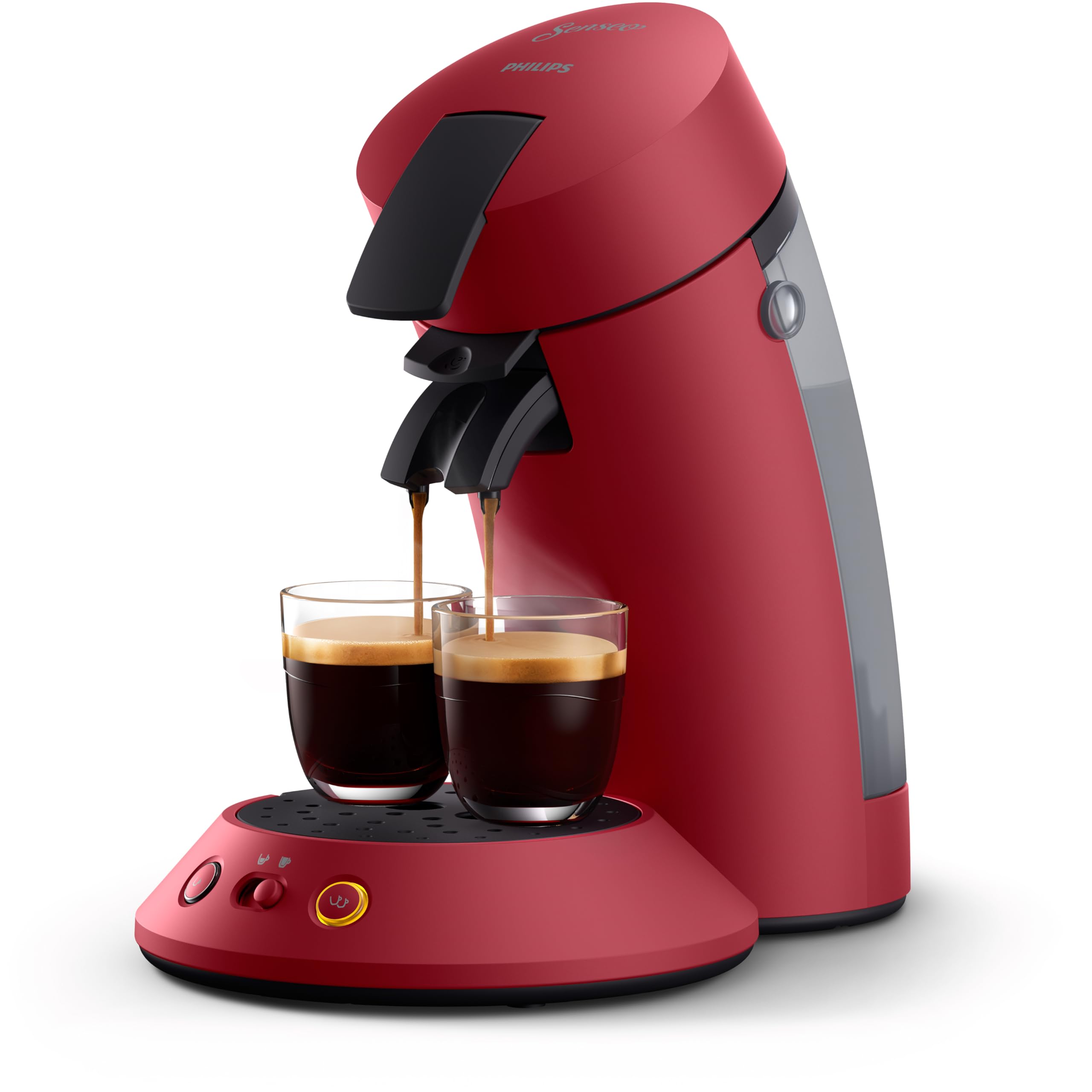 Philips Senseo Original Plus – Cafetière à Dosettes Rouge CSA210/91
